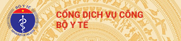 Cổng dịch vụ công Bộ Y tế